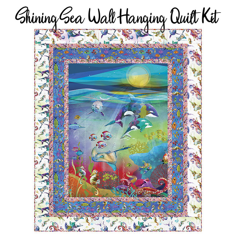 Shining Sea Wall Hanging Quilt Kit from 3 Wishes