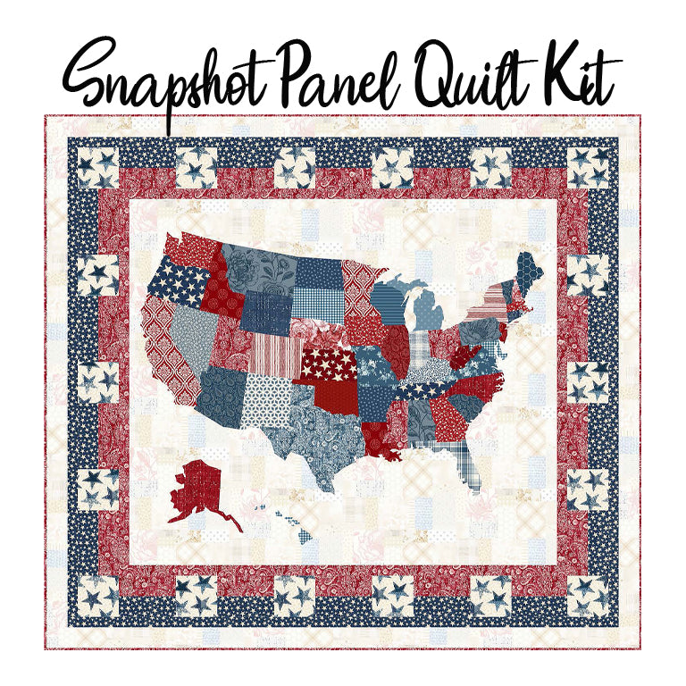 Snapshot Panel Quilt Kit with Pieces of America from Studio E