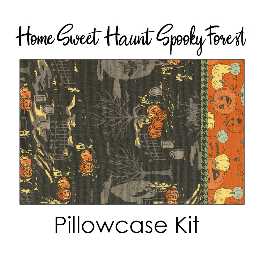 Home Sweet Haunt Spooky Forest Pillowcase Kit from Moda