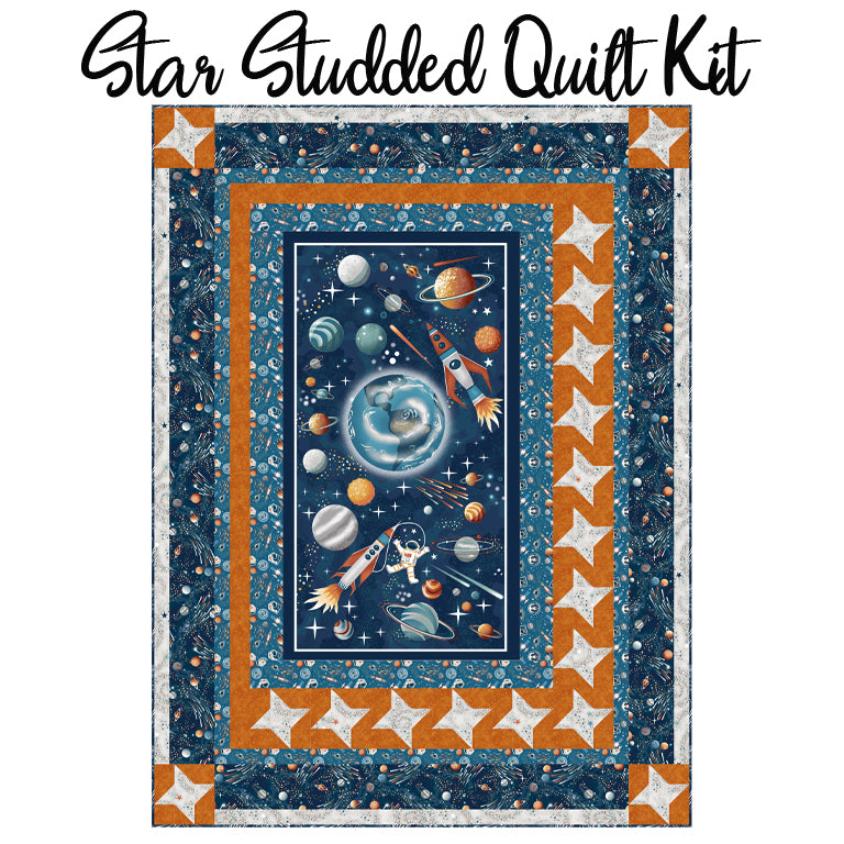 Star Studded Quilt Kit with Milky Way from Henry Glass