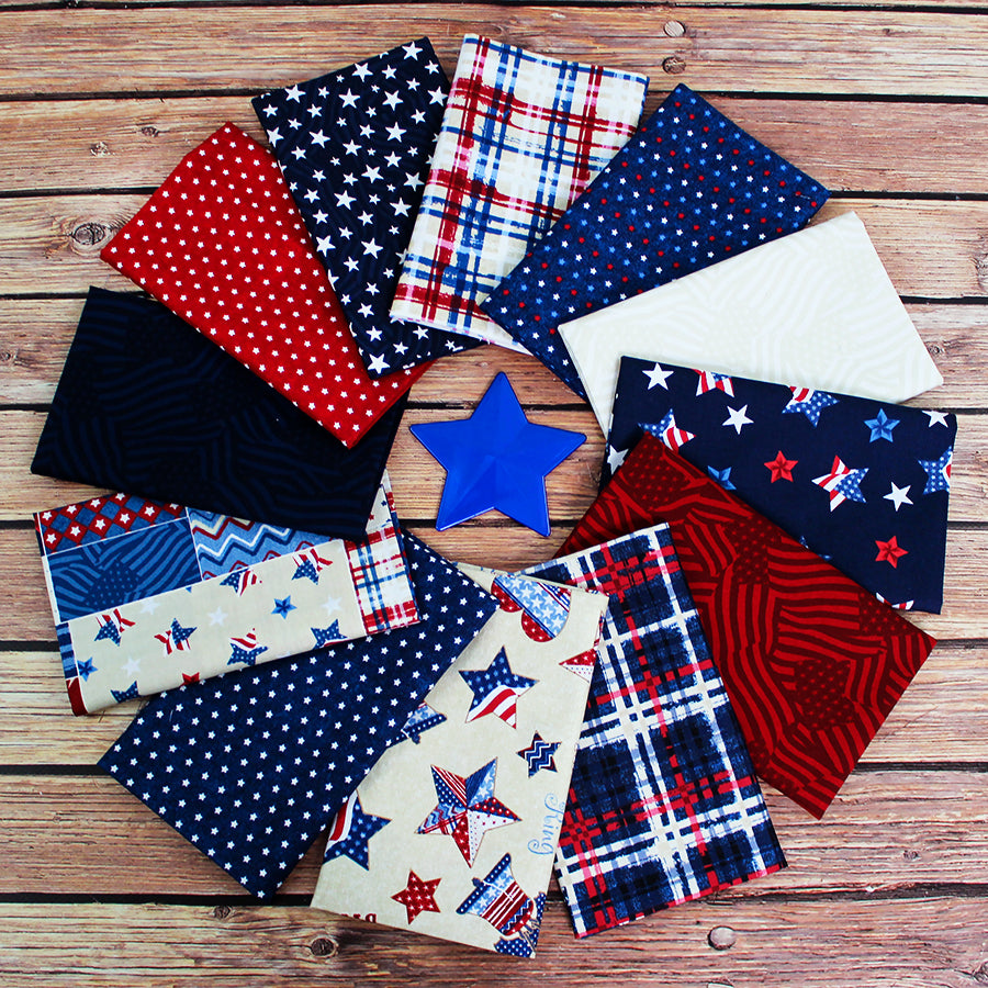 Stars of Valor Fat Quarter Bundle