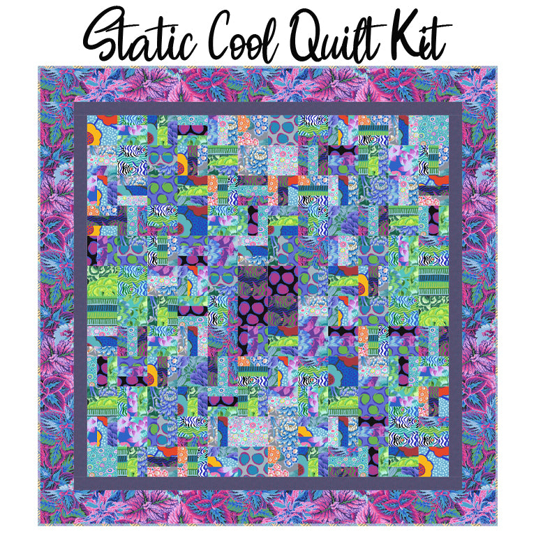 Static Cool Quilt Kit with Kaffe Fassett Collective Fall 2025 from Free Spirit