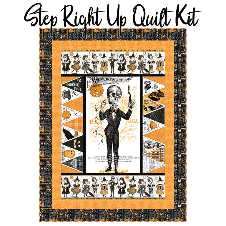 Step Right Up Quilt Kit with Costume Maker's Act II from Riley Blake