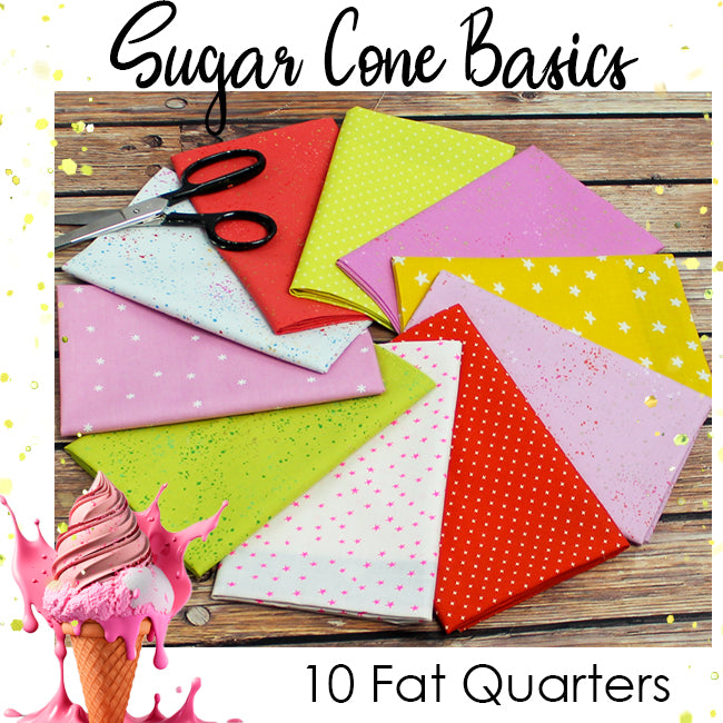 Sugar Cone Basics Fat Quarter Bundle from Fort Worth Fabric Studio