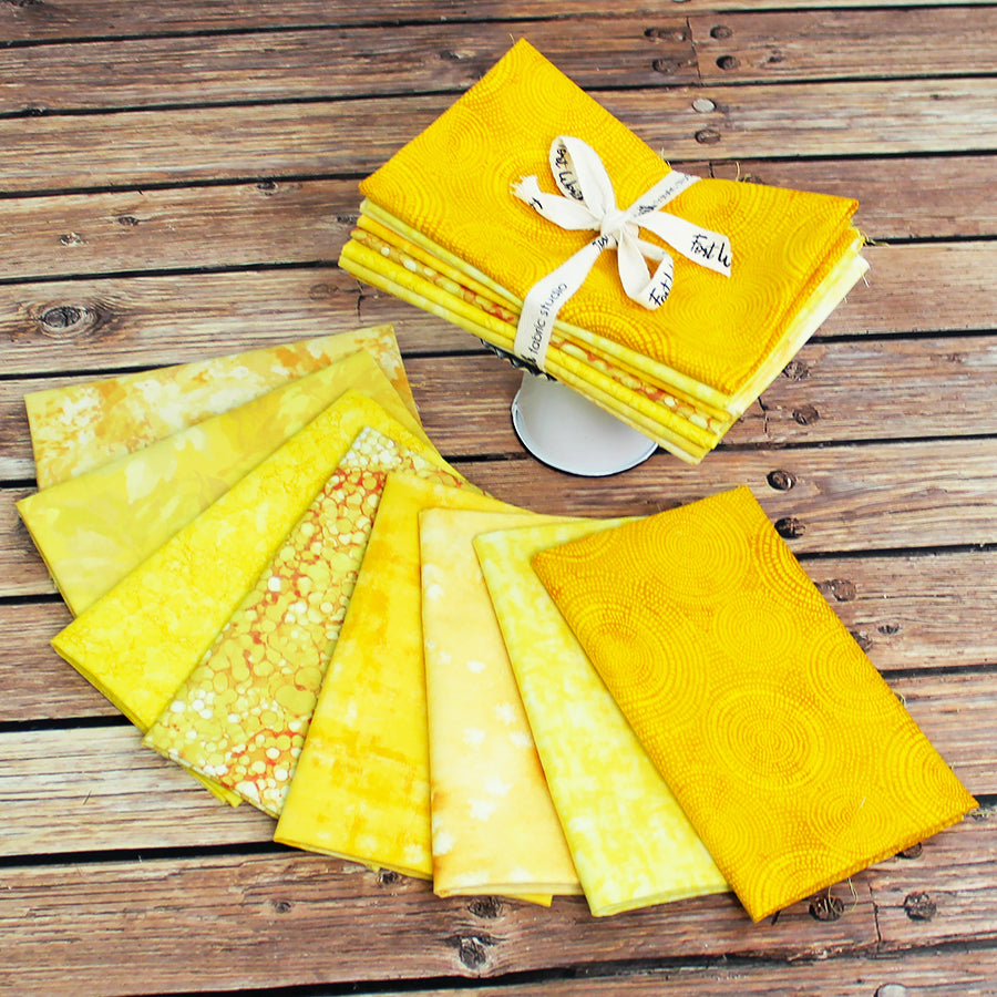 Sunny Side Up Fat Quarter Bundle from Fort Worth Fabric Studio