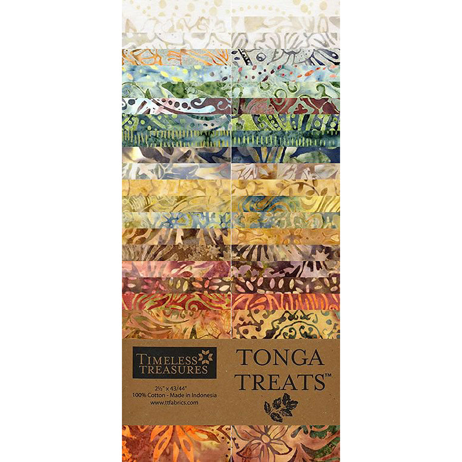 Tonga Treats Windsong Batiks 2.5" Strips