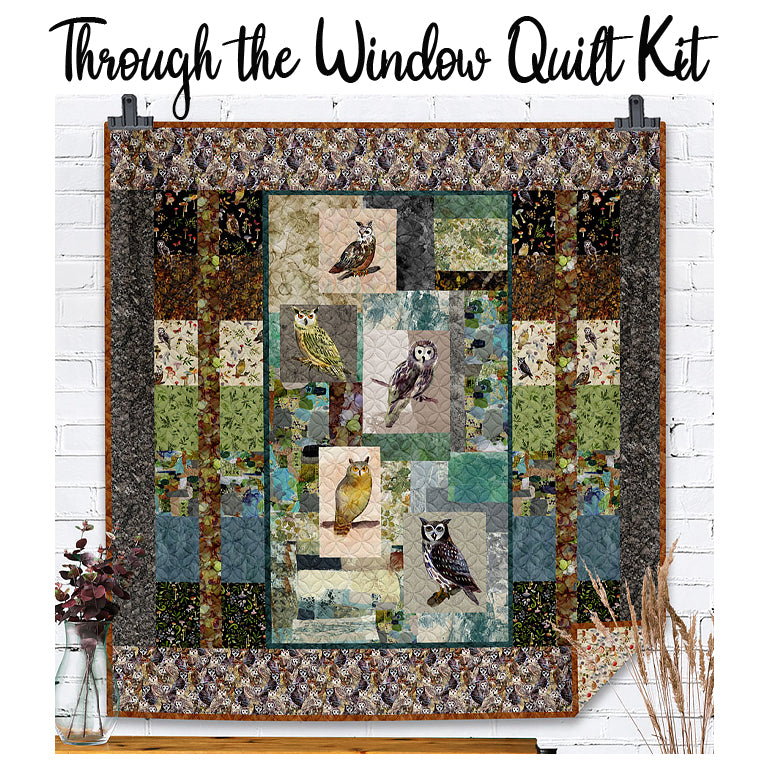 Through the Window Quilt Kit with Wild Wonder from Clothworks