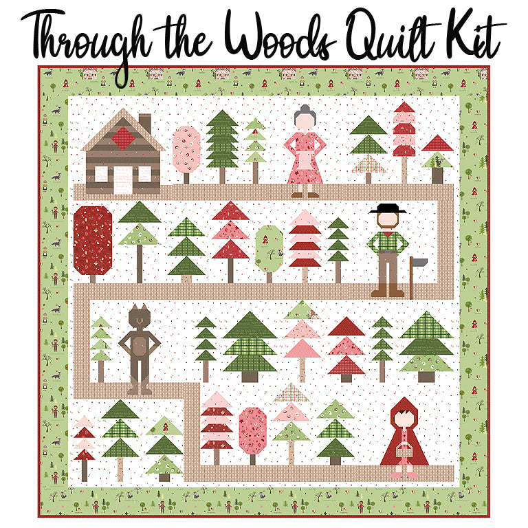 Through the Woods Quilt Kit with To Grandmother's House with Riley Blake