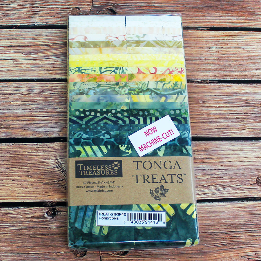 Tonga Treats Honeycomb Batiks 2.5" Strips