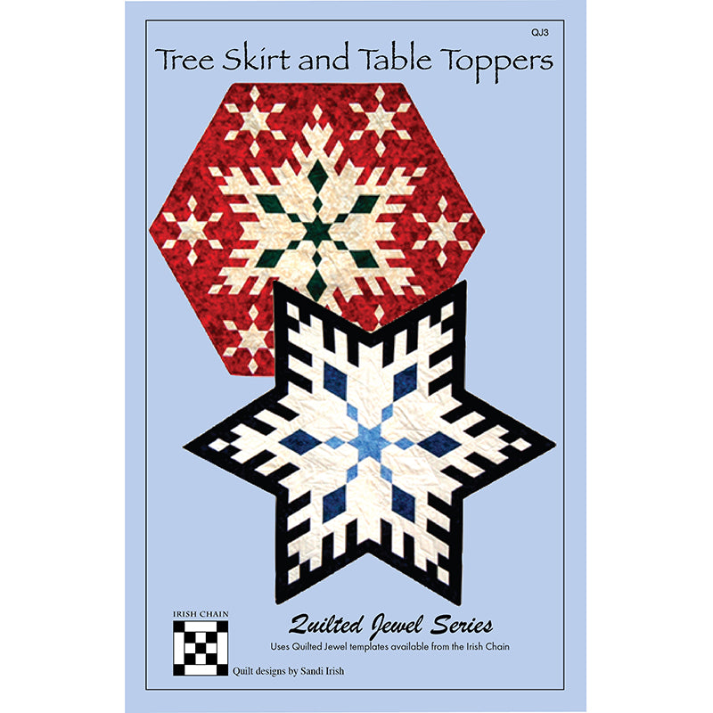 Christmas Tree Skirt and Table Toppers Pattern by Irish Chain