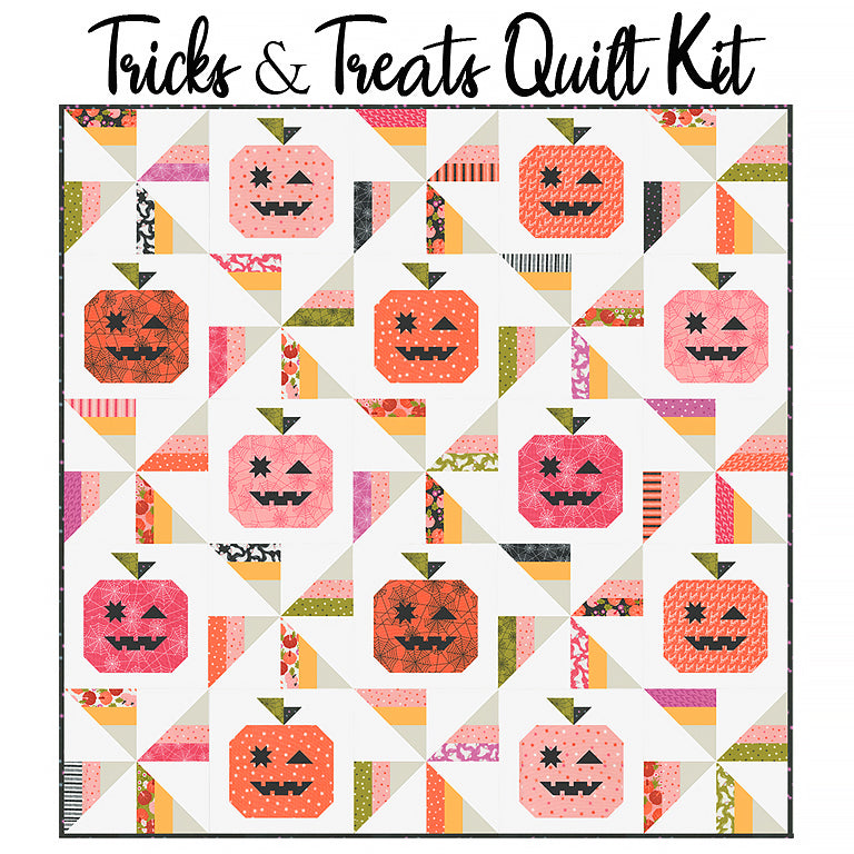 Tricks & Treats Quilt Kit with Hey Boo from Moda