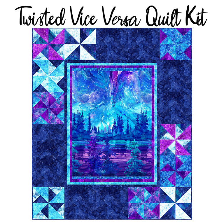Twisted Vice Versa Quilt Kit with Illuminations from Northcott