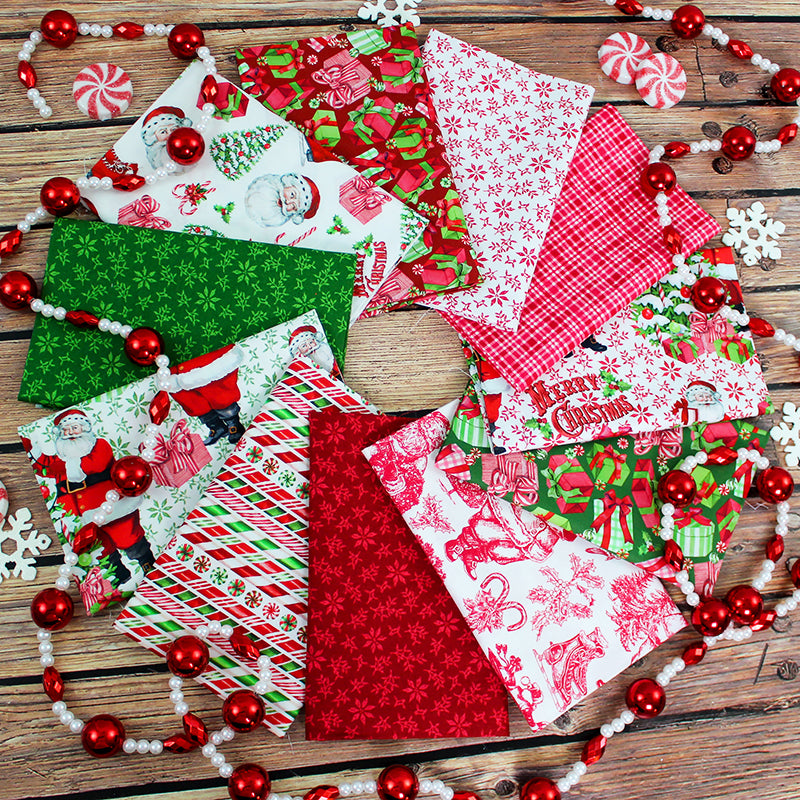 Vintage Christmas Fat Quarter Bundle