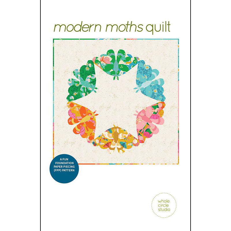 Modern Moths Quilt Pattern by Whole Circle Studio