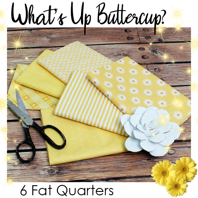 What's Up Buttercup? Fat Quarter Bundle from Fort Worth Fabric Studio