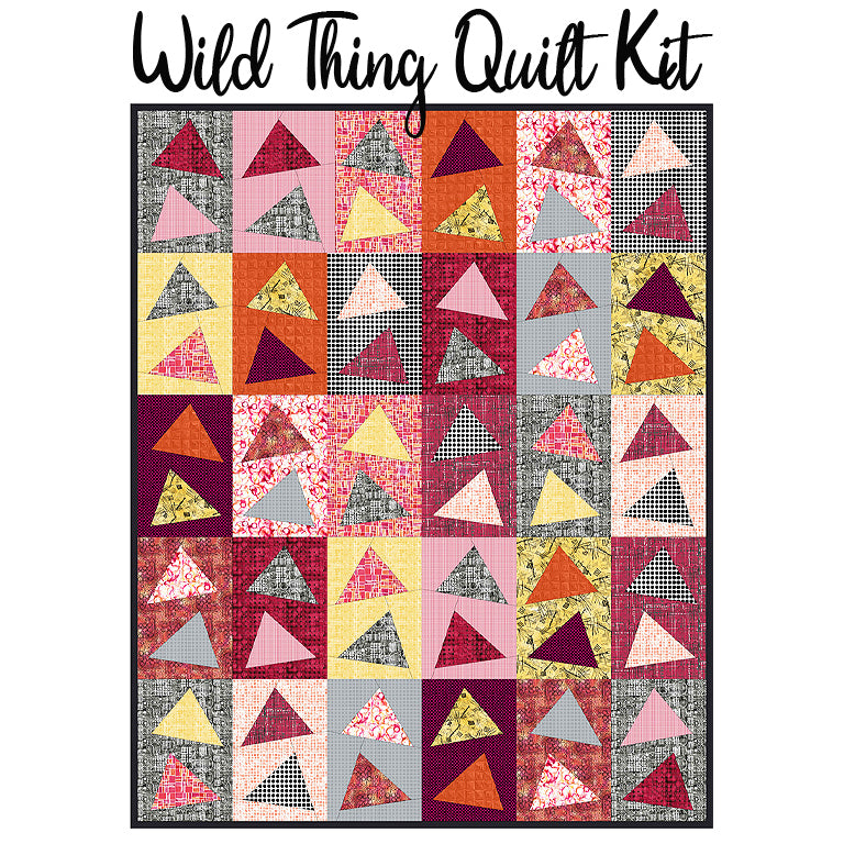 Wild Thing Quilt Kit with Heat Wave from Free Spirit