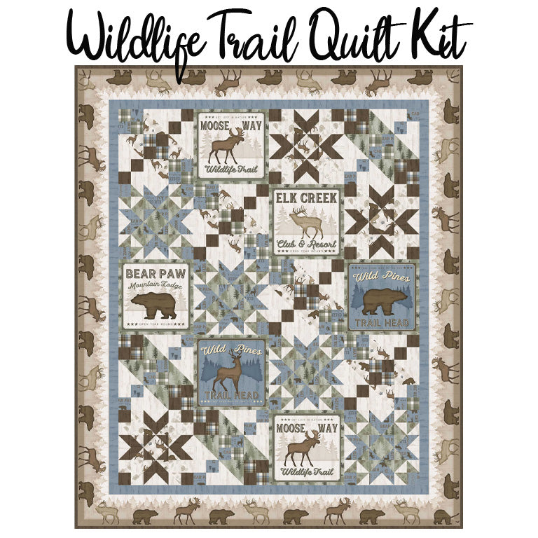 Wildlife Trail Quilt Kit from Wilmington – Wilmington Prints – Fort ...