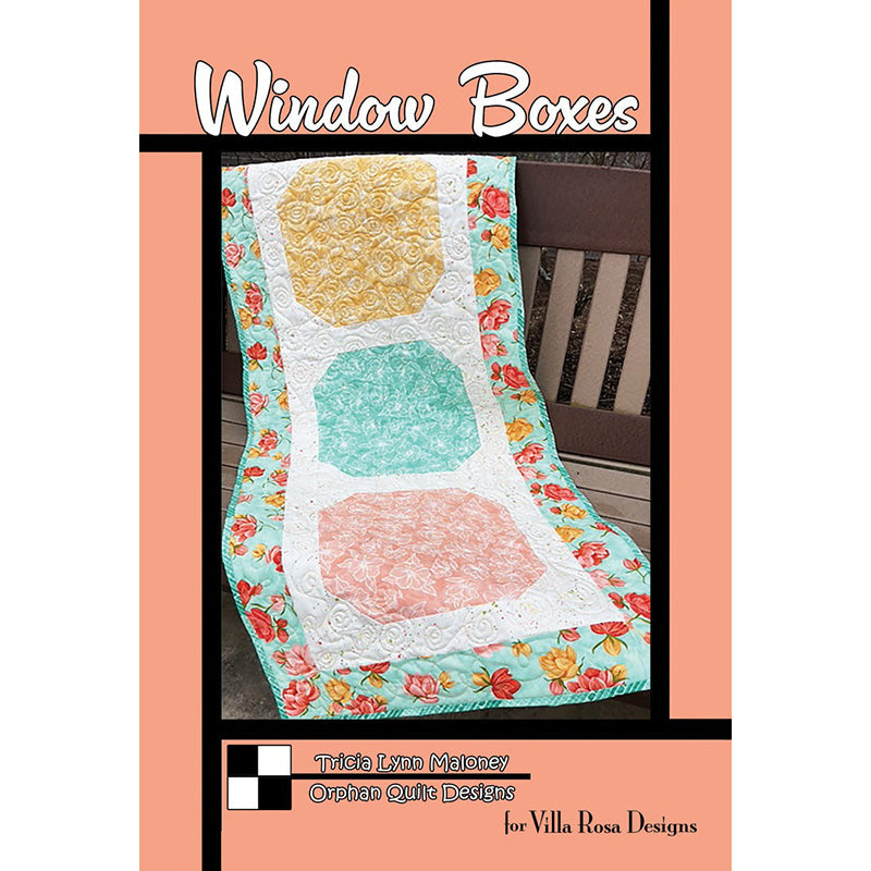 Window Boxes Table Runner Pattern PDF Download