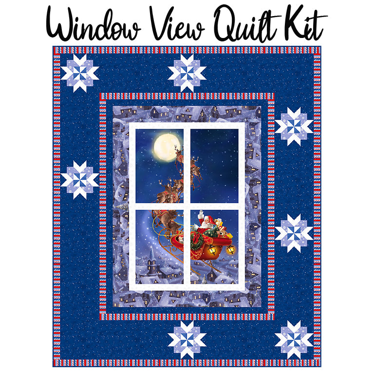 Window View Quilt Kit with 'Twas The Night Before Christmas from Northcott