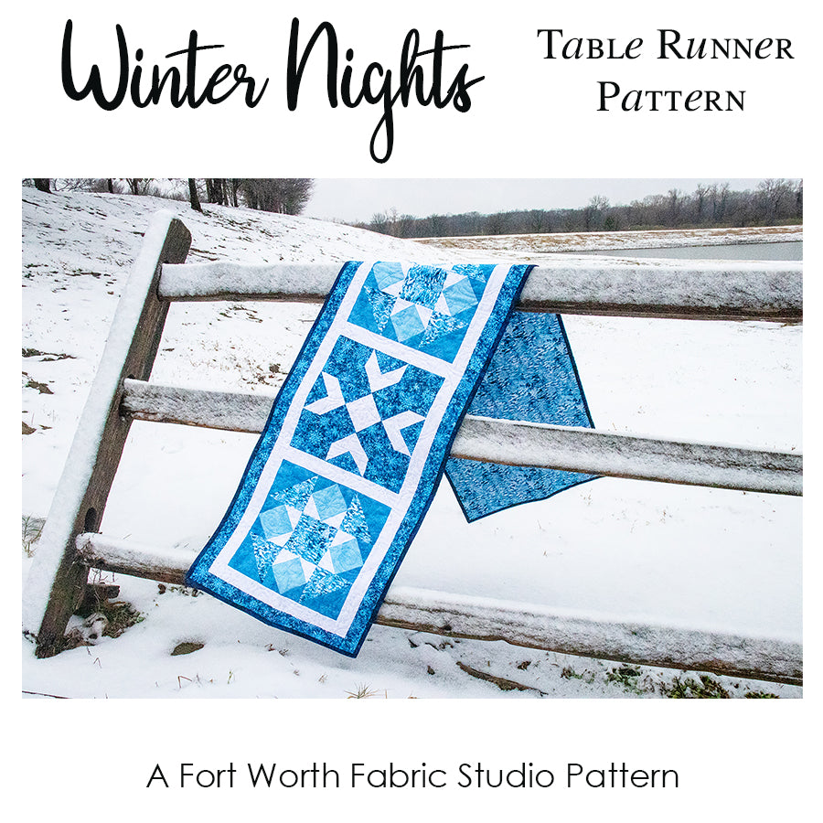 Winter Nights Table Runner Pattern PDF Download