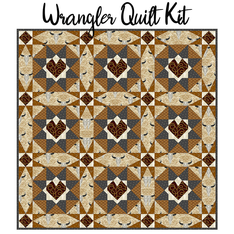Wrangler Quilt Kit with Ranch Hand from Andover