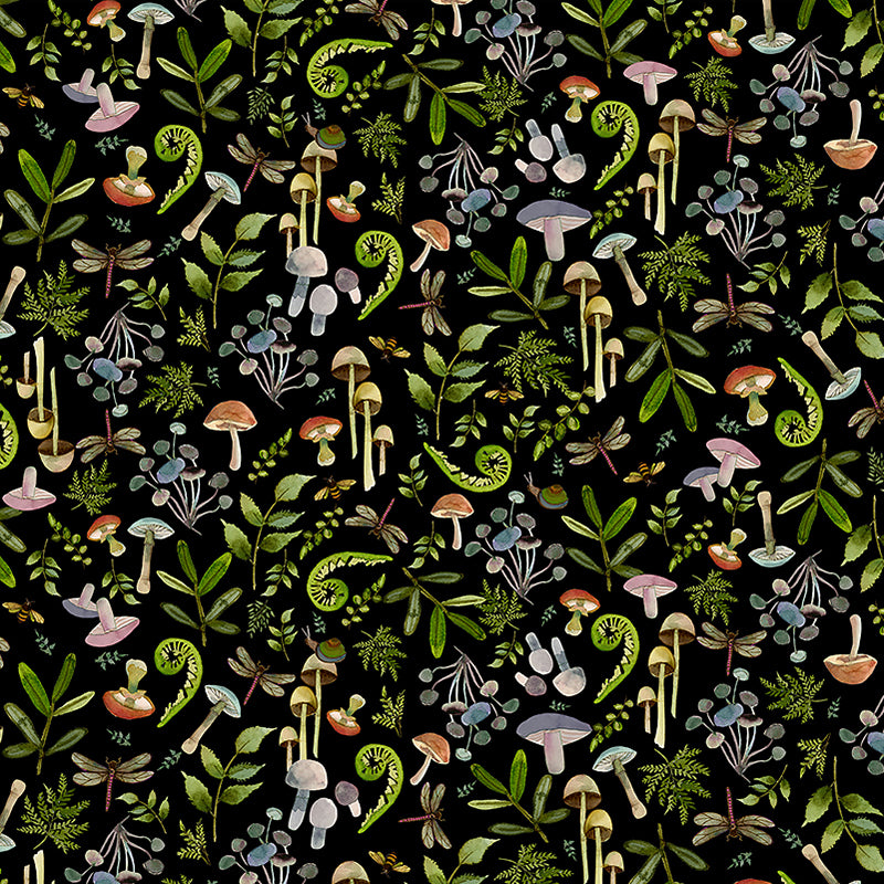 Wild Wonder Forest Floor Black