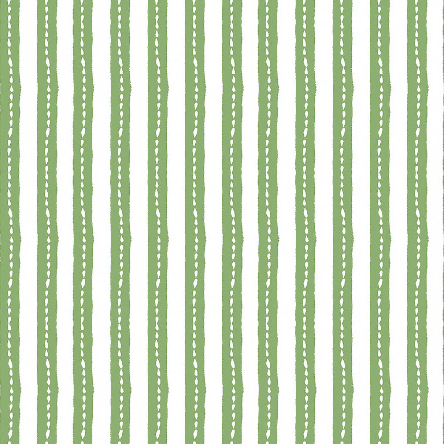 Berry Sweet Stitchy Stripe Green