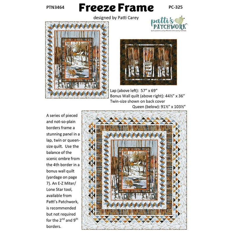 Freeze Frame Quilt Pattern by Patti's Patchwork