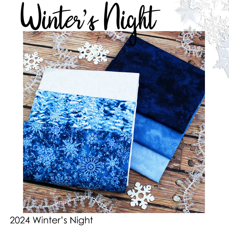 2024 Winter's Night Project Kit from Fort Worth Fabric Studio