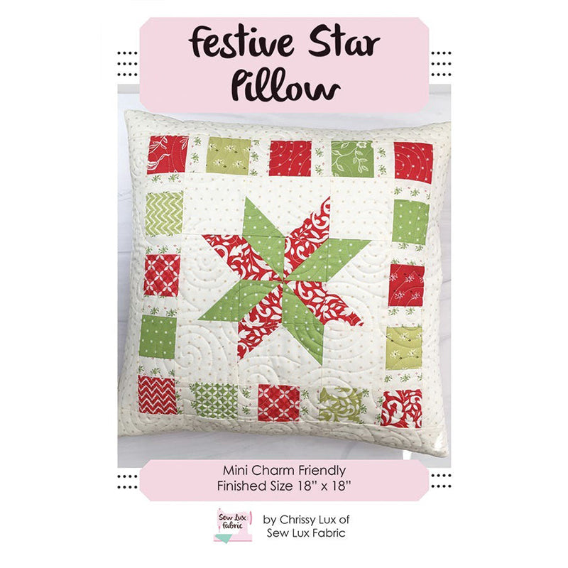 Festive Star Pillow Pattern