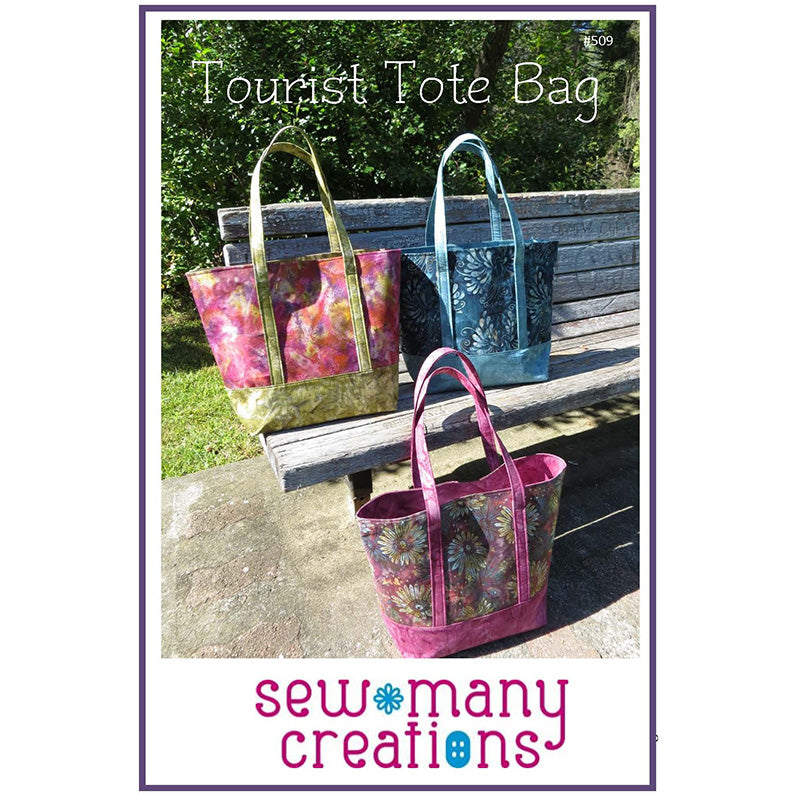 Tourist Tote Bag Pattern from Sew Many Creations