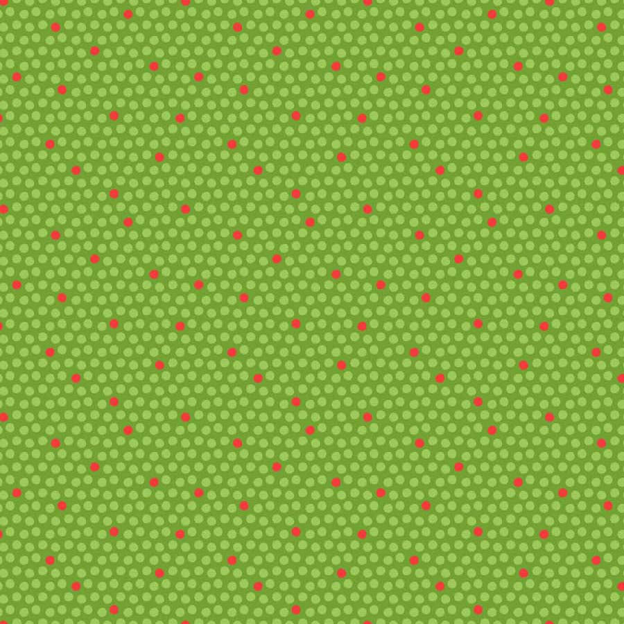 Extreme Santa Dots Green