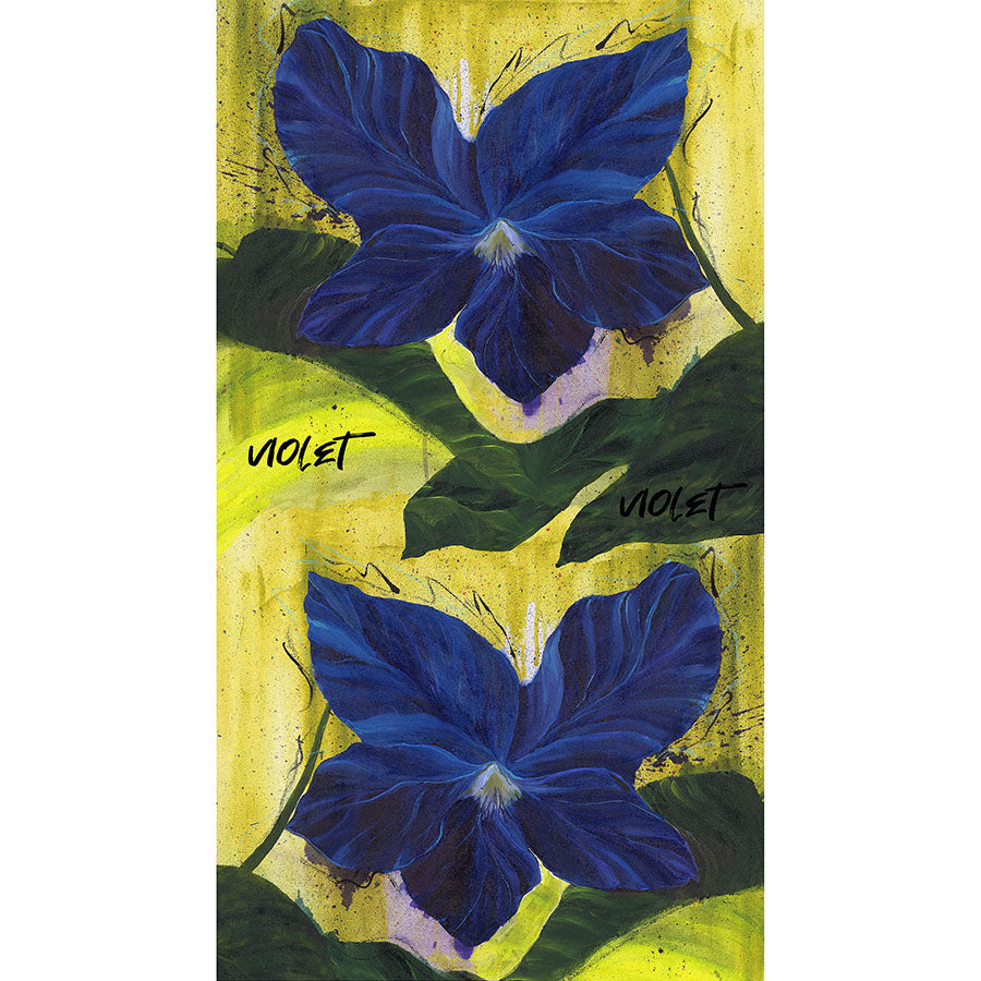 Wildflower 24" Violet Panel Multi