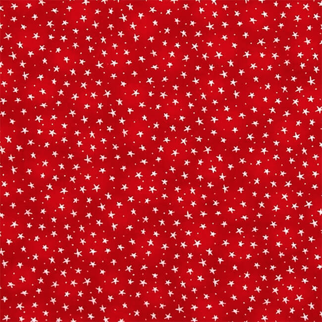 Starlet Small Stars Red