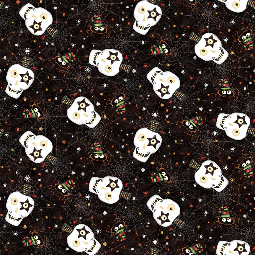 Hello Glow Skulls Black Glow in the Dark