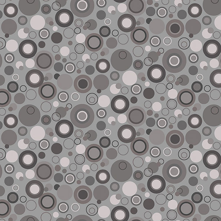 Bubble Dot Basics Gray
