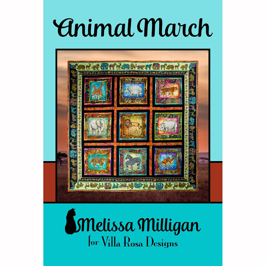 Animal March Quilt Pattern PDF Download