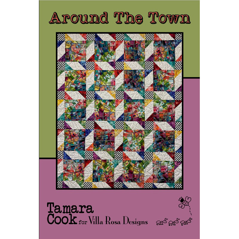 Around The Town Quilt Pattern PDF Download