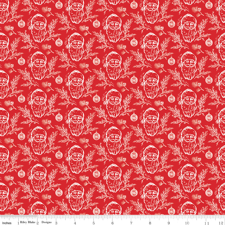 Peace On Earth Santas Red