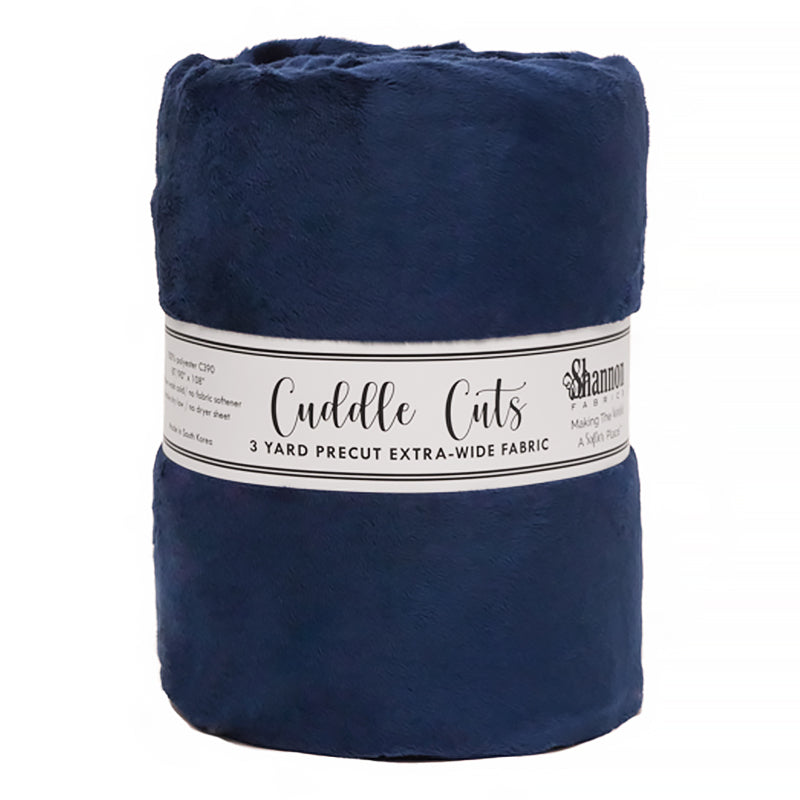 Cuddle by Shannon 3 Yard Cuddle Cut Navy