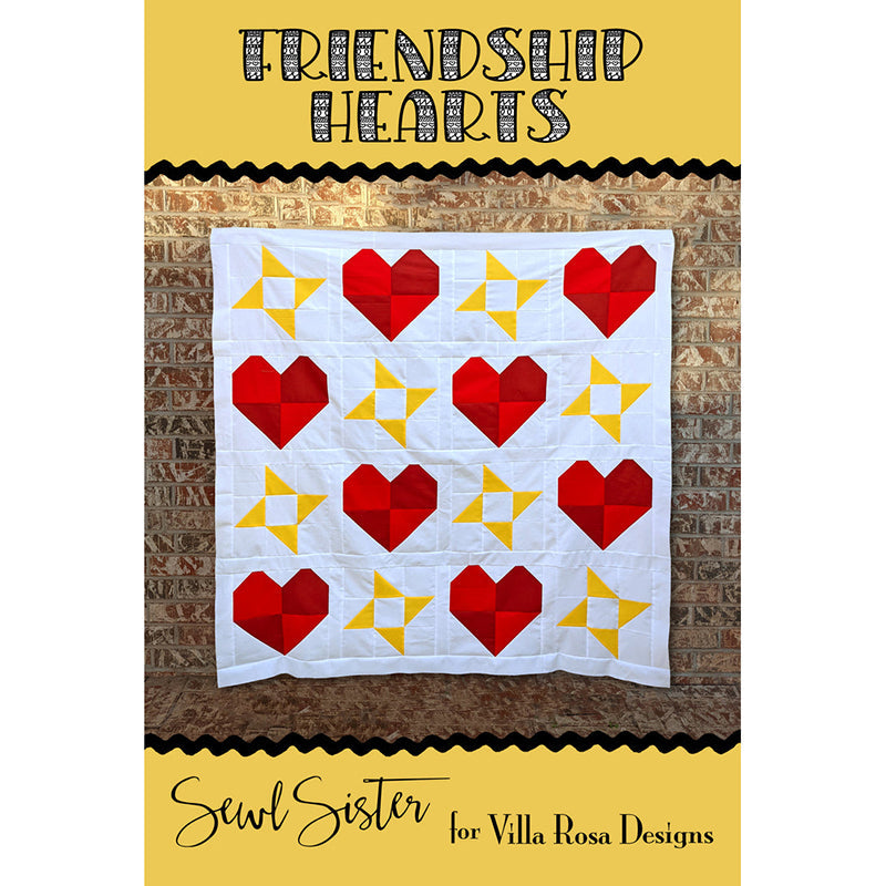 Friendship Hearts Quilt Pattern PDF Download