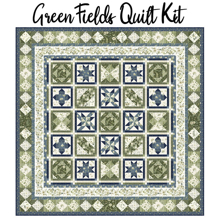 Green Fields Quilt Kit from Wilmington