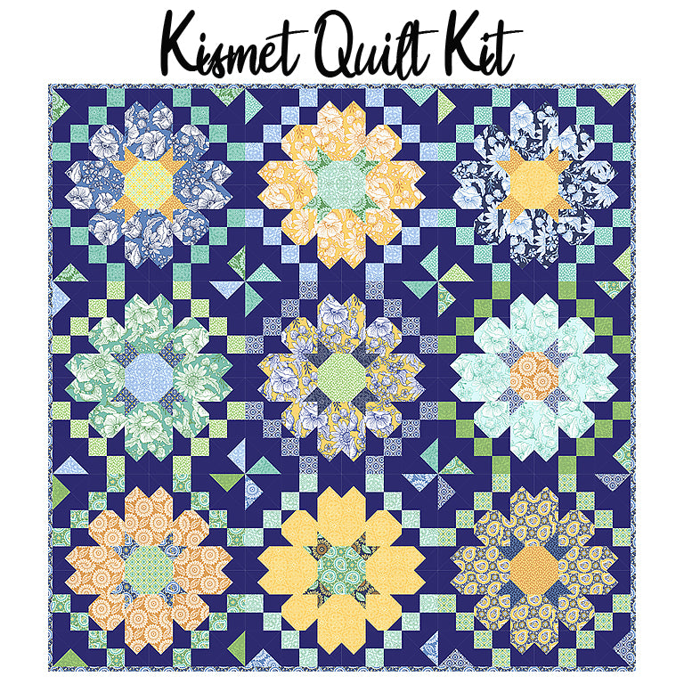 Kismet Quilt Kit with Sunflowers In My Heart from Moda