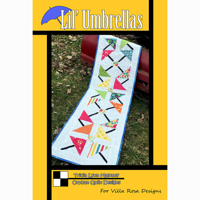 Lil Umbrellas Table Runner Pattern PDF Download