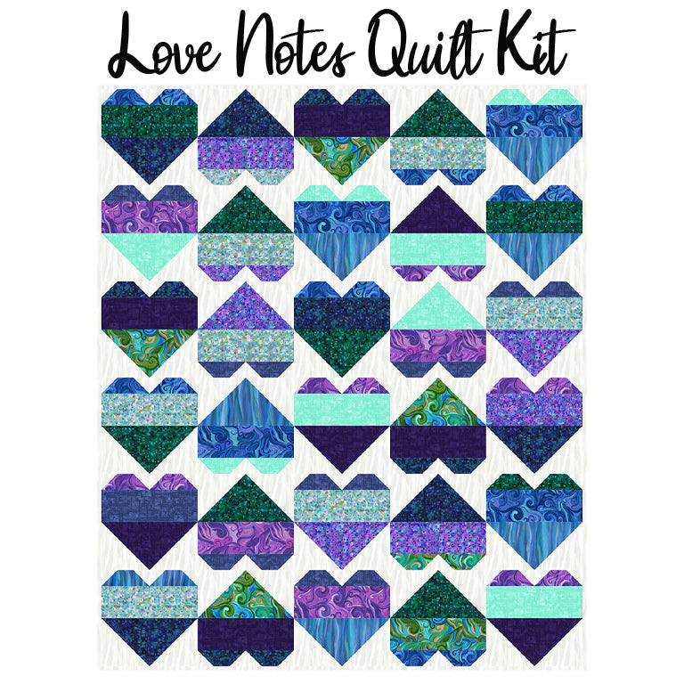 Love Notes Quilt Kit with In Motion from Windham