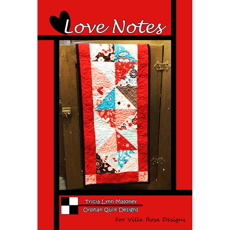 Love Notes Table Runner Pattern PDF Download