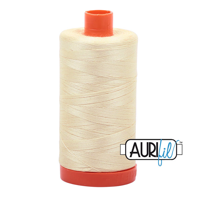 Aurifil Cotton Mako Thread Butter 50wt MK50-2123