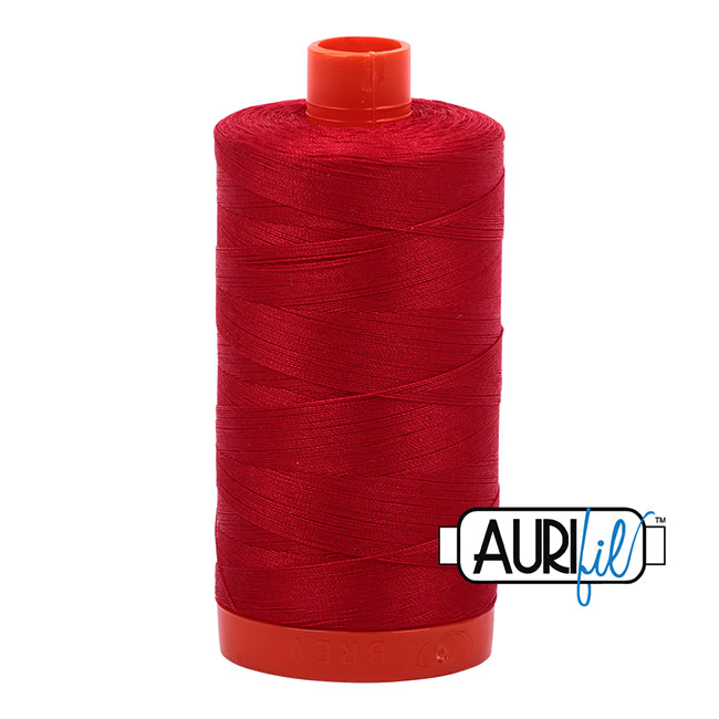 Aurifil Cotton Mako Thread Red 50wt MK50-2250