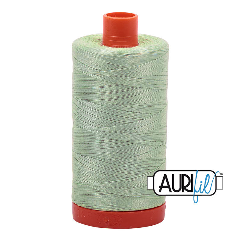 Aurifil Cotton Mako Thread Light Grey Green 50wt MK50-2843