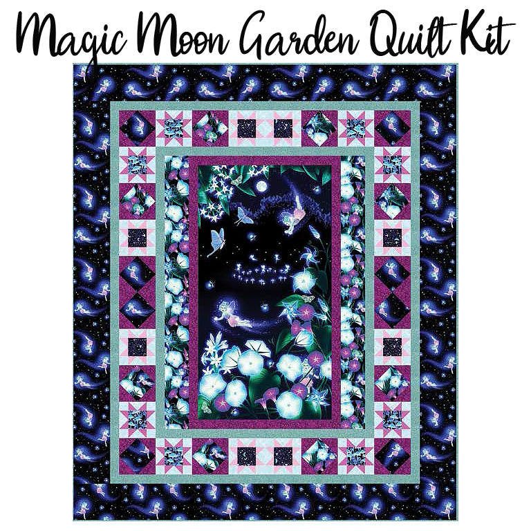 Magic Moon Garden Quilt Kit from Henry Glass